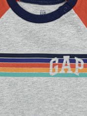 Gap Baby tričko GAP Logo arch raglan tee 6-12M
