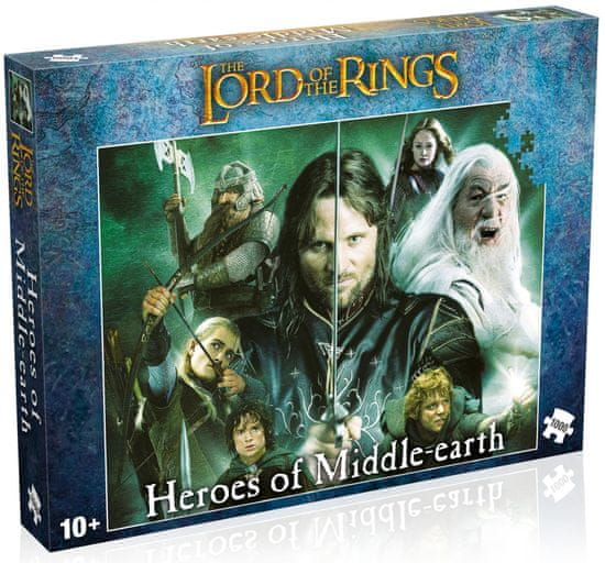 Winning Moves Puzzle The Lord of the Rings Heroes of Middlearth 1000 dielikov