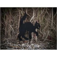 Europalms Kovová silueta mačky, čierna, 67 cm