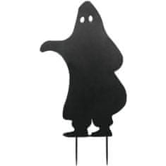 Europalms Kovová silueta ducha, čierna, 75 cm