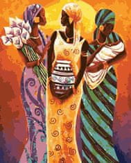 Gaira® Malovanie podľa čísel Africké ženy M992265
