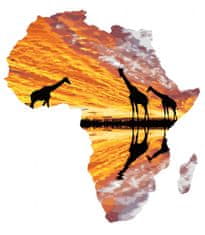 Gaira® Malovanie podľa čísel Africký kontinent M992182