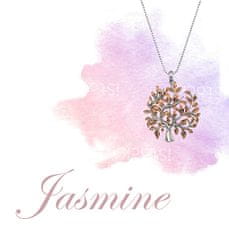 Hot Diamonds Luxusný strieborný náhrdelník so stromom života Jasmine DP700 (retiazka, prívesok)