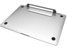 FIXED Nalepovací hliníkový stojanček Frame Mini pre notebooky a tablety, strieborný FIXFR-MI-SL