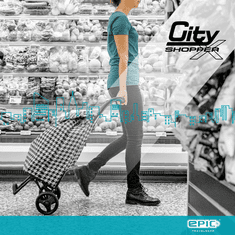 EPIC City X Shopper Ergo Charcoal nákupná taška