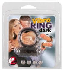 You2toys Vibro Ring Dark - erekčný krúžok