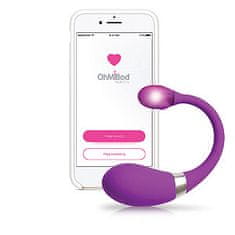 OhMiBod OhMiBod Esca2 Powered by KIIROO, fialové mobilom ovládané vibračné vajíčko s Bluetooth