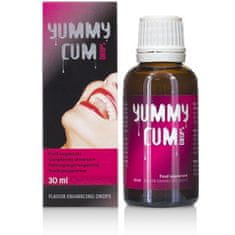 Cobeco Pharma Yummy Cum Drops 30ml, kvapky zlepšujúce chuť spermie