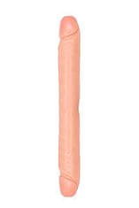 Seven Creations Double Solid Jelly Dong Flesh 30 cm, realistické dvojité dildo