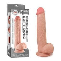 Lovetoy LoveToy Skinlike Soft Cock 8,5" (21 cm), realistické dildo s prísavkou