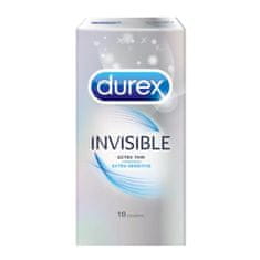 Pasante Durex Invisible Superthin (10ks), ultra tenké kondómy