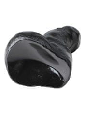 All Black All Black Dildo 17 cm, masívne realistické dildo s priemerom 6 cm