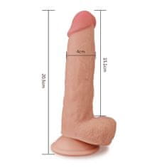 Lovetoy LoveToy Skinlike Soft Cock 7" (18 cm), realistické dildo s prísavkou
