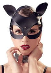 Bad Kitty Mačacia fetish maska Bad Kitty Cat Mask Rhinestones