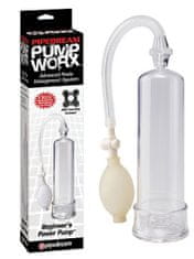 Basix Rubber Works Pump Worx Beginners Power Pump (Clear), vákuová pumpa na penis