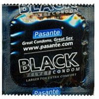 Pasante Pasante Black kondóm 1ks