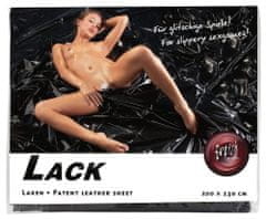 Fetish Collection Lakované prestieradlo 200x230 cm čierne