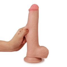 Lovetoy LoveToy Skinlike Soft Cock 8" (20 cm), realistické dildo s prísavkou