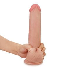 Lovetoy LoveToy Skinlike Soft Cock 8" (20 cm), realistické dildo s prísavkou