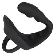 Black Velvets Black Velvets Ring & Plug - silikónový masér prostaty 9 cm s krúžkom na penis