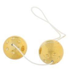 Seven Creations Gold Metal Balls, venušine guličky v metalickej farbe 3,5 cm
