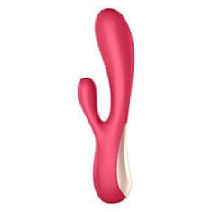 Satisfyer Satisfyer Mono Flex Red Berry, G-spot vibrátor s dráždítkem na klitoris