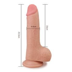 Lovetoy LoveToy Skinlike Soft Cock 7.5" (19 cm), realistické dildo s prísavkou