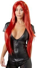 Cottelli Collection Cottelli Wig Long Straight Red, červená parochňa s rovnými vlasmi 80 cm