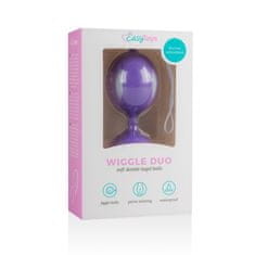 Easytoys EasyToys Wiggle Duo fialové vibračné venušine guličky