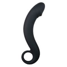 Easytoys EasyToys Silicone Curved Dong (17,5 cm) čierne prehnuté dildo