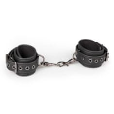 Easytoys Easytoys Fetish Collection Black Leather Ankle Cuffs čierna kožená putá na členky