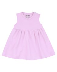 Nini dievčenské šaty z organickej bavlny ABN-2535, 74, fialová
