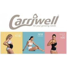 Carriwell Nohavičky do pôrodnice Deluxe tehotenské aj po pôrode 2 ks čierne