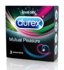 Pasante Durex Mutual Pleasure (3ks), kondómy pre spoločné vyvrcholenie