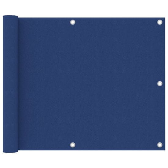 Vidaxl Balkónová markíza, modrá 75x400 cm, oxfordská látka