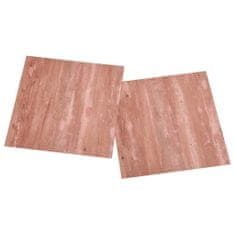 Vidaxl Samolepiace podlahové panely, 20 kusov, PVC, 1,86 m2, červená