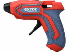 Extol Premium Pištoľ lepiaca tavná akumulátorová, 4V/1,5Ah, tyčinka 7,2mm