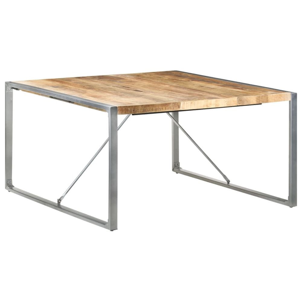 Petromila vidaXL Jedálenský stôl 140x140x75 cm surové mangovníkové drevo