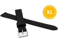 MINET XL Čierny kožený remienok z luxusnej kože TOP GRAIN - 14 - XL