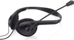Sandberg BULK USB headset s mikrofónom, čierna - rozbalené