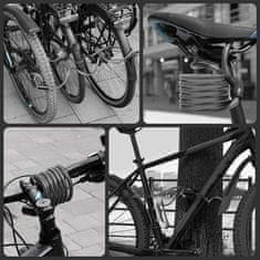E LINK SMART BIKE inteligentný oceľový lankový zámok na bicykel na odtlačok prsta