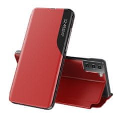 IZMAEL Elegantné knižkové puzdro View Case pre Samsung Galaxy S21 5G - Červená KP10854