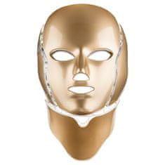 Palsar7 Ošetrujúca LED maska na tvár a krk (zlatá)