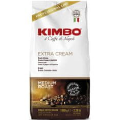 Kimbo Extra Cream zrnková káva 1kg