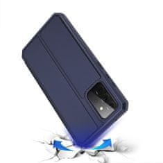 Dux Ducis Skin X knižkové kožené puzdro na Samsung Galaxy A72 4G, modré