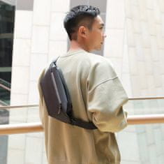 MG Shoulder Backpack taška cez rameno, čierna