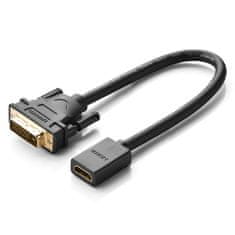 Ugreen 20118 adaptér DVI - HDMI, čierny