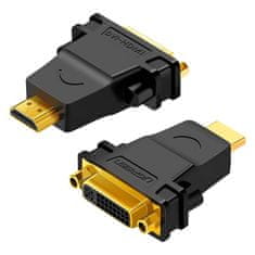 Ugreen 20123 adaptér HDMI - DVI, M/F, čierny