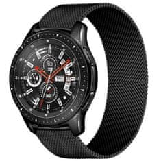 4wrist Milánský tah pro Samsung Galaxy Watch - Černý 20 mm