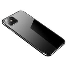 IZMAEL Puzdro Clear Color s farebným lemom pre Xiaomi Mi 11 - Čierna KP10796